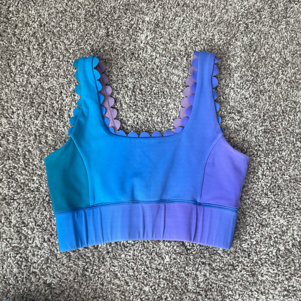 IVL Collective x High Fitness Blue Ombré Bra